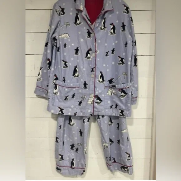 Nick Nora penguin and ice cream pjs